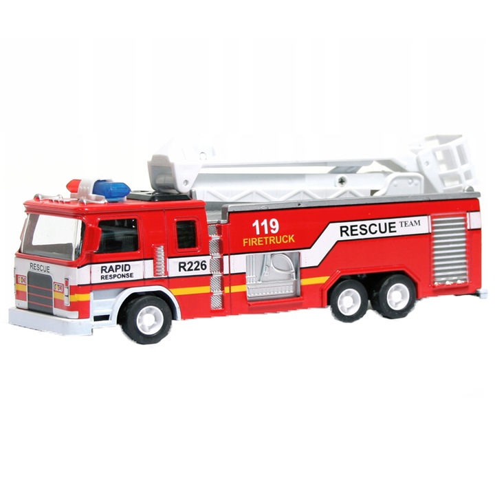 Fiúknak tűzoltóautó Midex 445510R, Piros