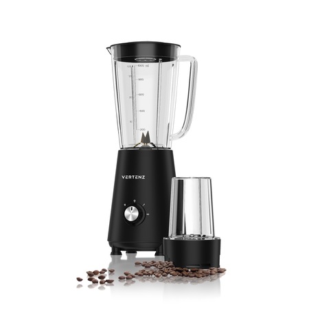 Ceasca de blender 4 in 1 Vertenz Titan 30, 800W, Blender cu mixare in vid, Functie Turbo, Negru