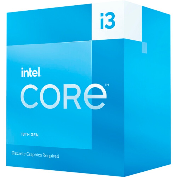 Intel Core i3-13100F Processzor, 3,4 GHz, 12 MB, LGA1700, Dobozos
