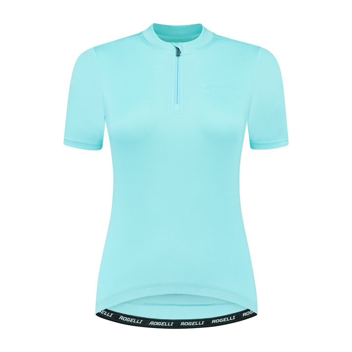 Tricou ciclism dama Core, Rogelli, Poliester, Albastru deschis