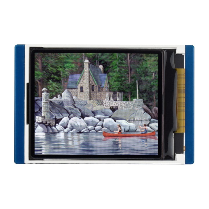 LCD képernyő, Waveshare, 1,8 hüvelykes, Raspberry Pi Pico-hoz, kék