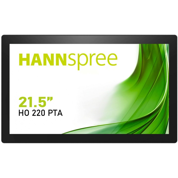 Hannspree Open Frame HO 220 PTA Interaktív síkképernyő 54,6 cm (21.5") LED 400 cd/m² Full HD Fekete Érintőképernyő (HO220PTA)