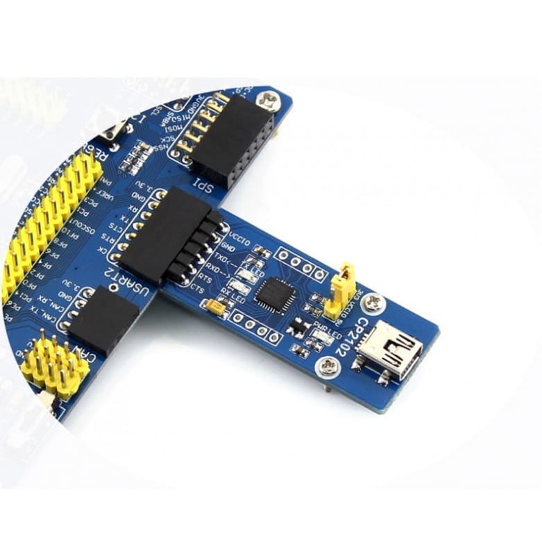USB UART адаптер Waveshare, MiniUSB конектор, Син - eMAG.bg