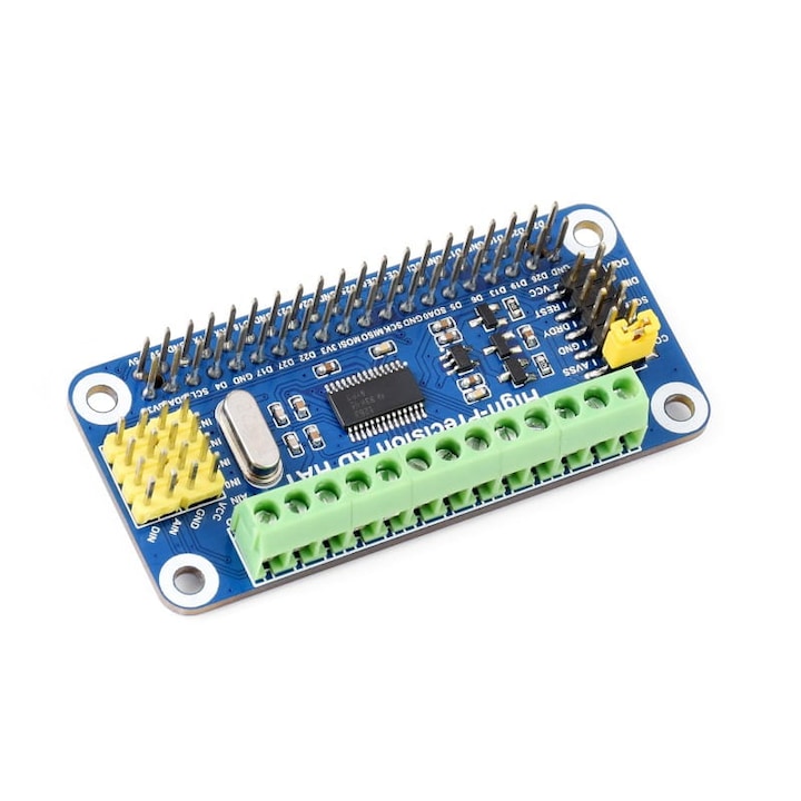 Модул ADC преобразувател, Споделяне на вълни, 32 бита, за Raspberry Pi, Син