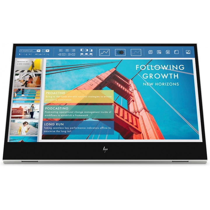 35,6cm/14'' (1920x1080) HP E14 G4 Portable 16:9 5ms USB-C Full HD Silver/Black (1B065AA#ABB)