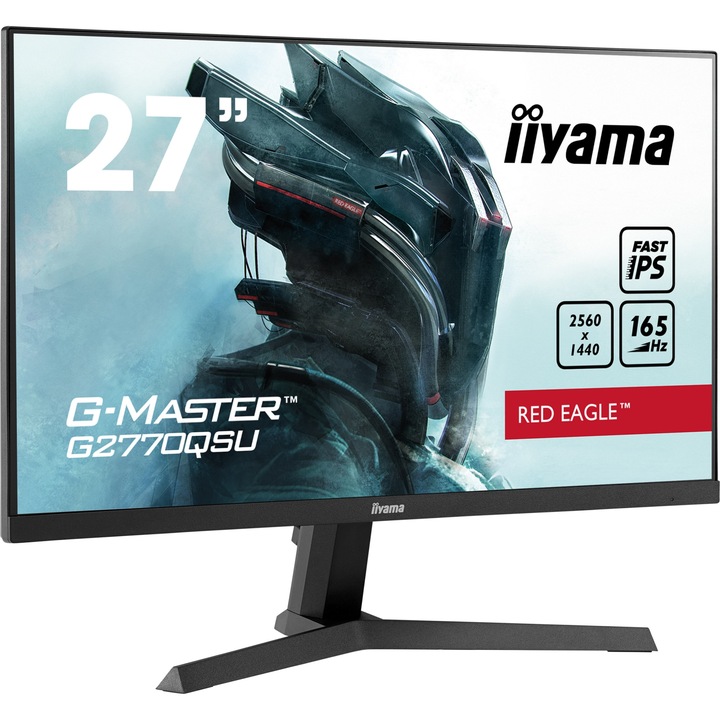 Iiyama G-MASTER G2770QSU-B1 számítógép monitor 68,6 cm (27") 2560 x 1440 pixelek Wide Quad HD LCD Fekete (G2770QSU-B1)
