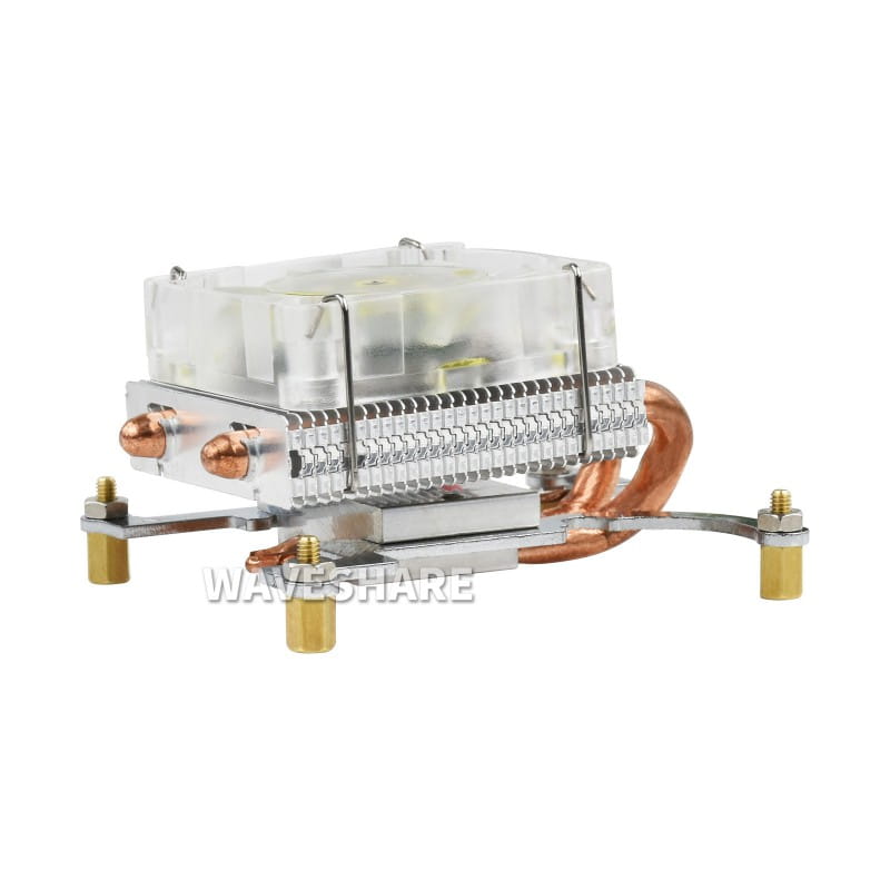 Radiator cu ventilator, Waveshare, Pentru Raspberry Pi 4/3 - eMAG.ro