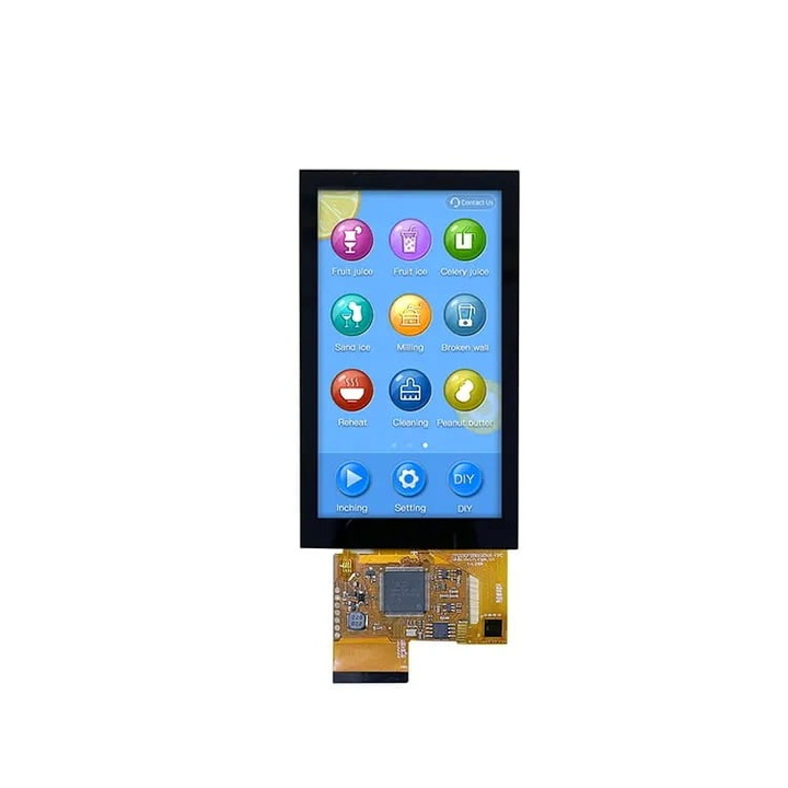 Ecran LCD, DWIN, Touch, 5.0", 480x854, Negru