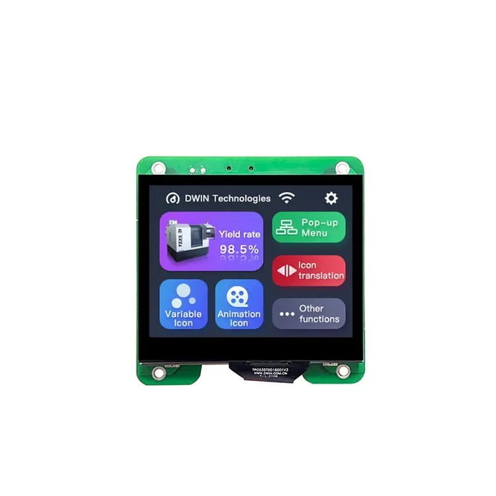 Ecran LCD, DWIN, Touch, 3.5", 640x480, Negru
