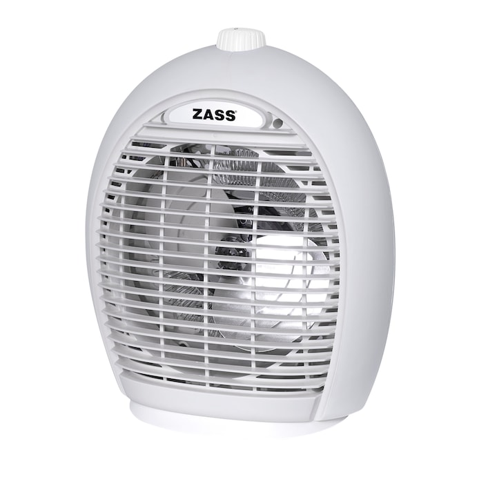 Електрически нагревател Zass ZFH 09, 2000 W, Едно ниво на мощност, Регулируем термостат, Функция вентилация