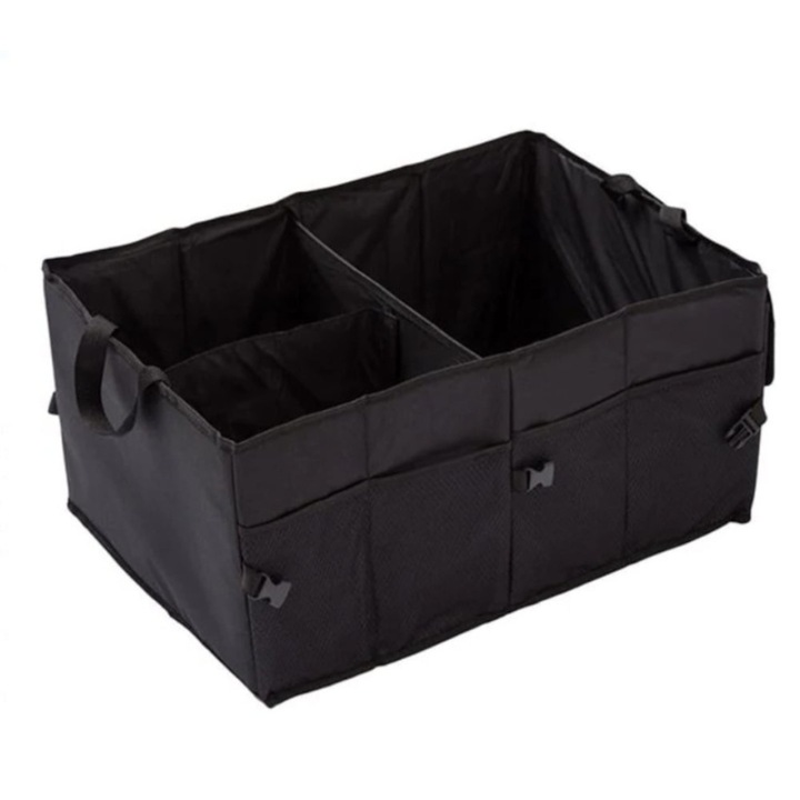 Органайзер с отделения за багажник, черен, 56x40x27 см