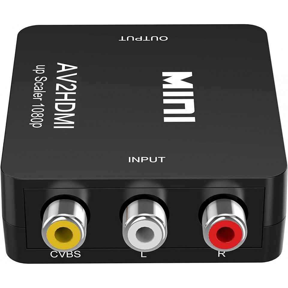 Adaptor RCA la HDMI Ablewe, negru, 5,3 x 6,8 x 2 cm eMAG.ro