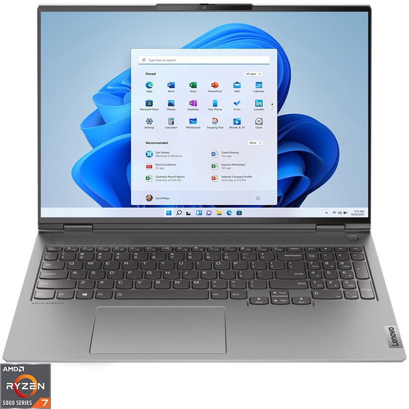 Laptop Lenovo ThinkBook 16p G2 ACH cu procesor AMD Ryzen™ 7 5800H