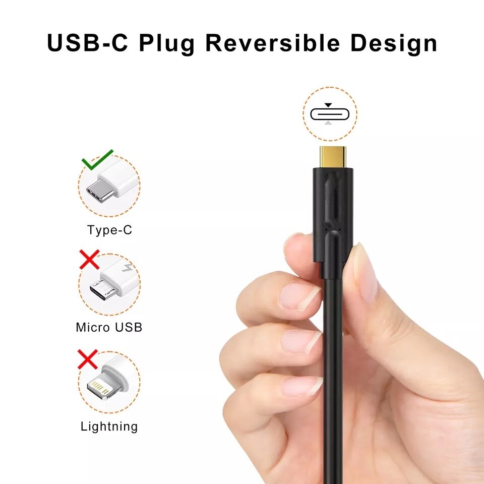 Cablu 100W 5A Fast Charge 10Gbps USBC 3.2 Gen2, 4K Video cu EMark