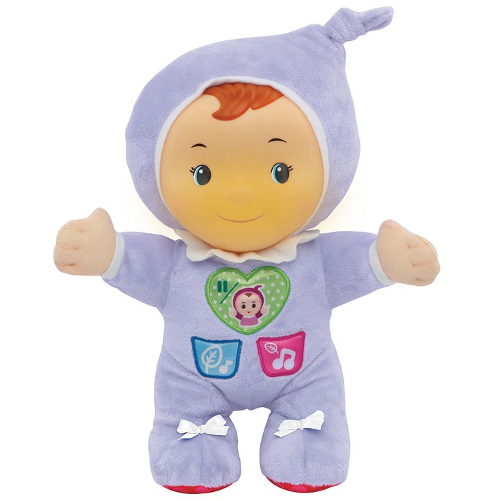 Плюшена звукова играчка Vtech Baby Louison, mon lumi poupon на френски