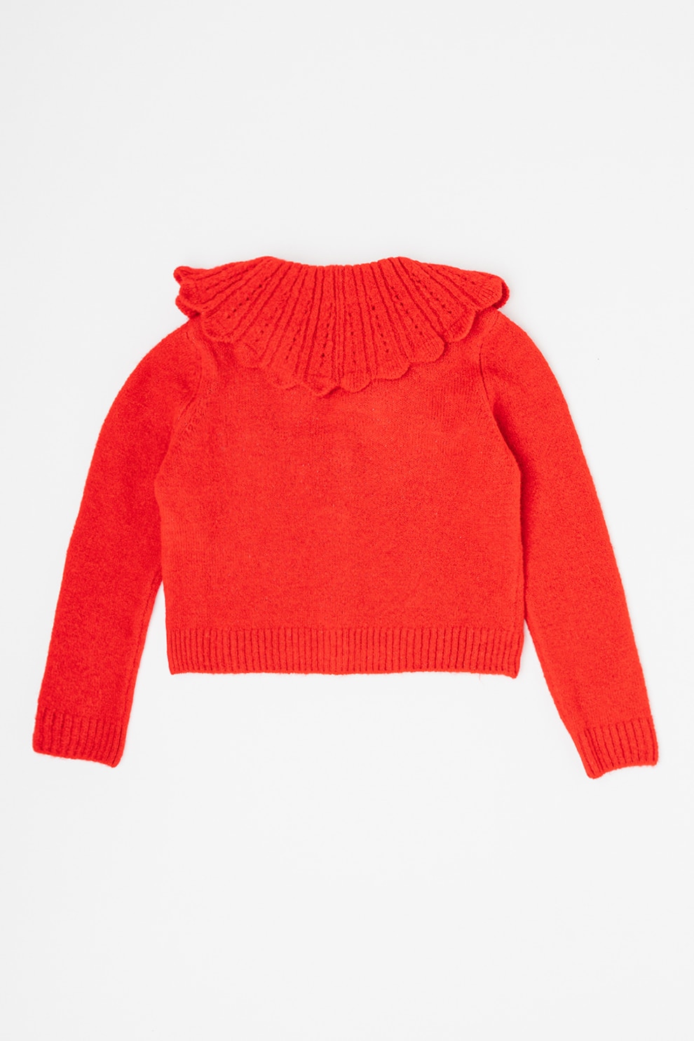 United Colors of Benetton, Къса жилетка с широки ревери, Червен, 160 CM ...