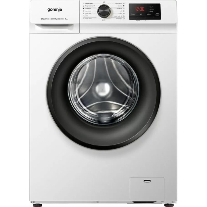 Пералня Gorenje WNHVB72SDS, Енергиен клас: Е, 7 кг, 1200 обр./мин, 15 програми, Бял