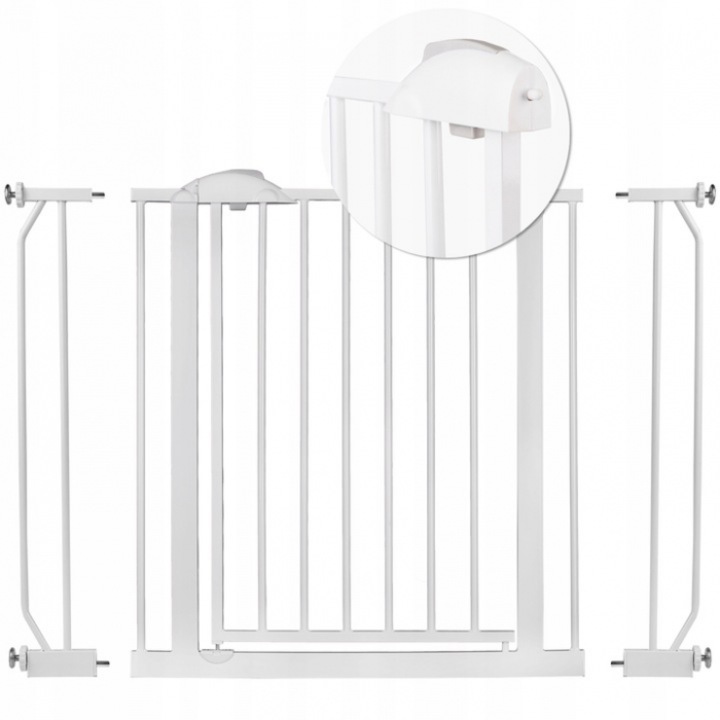 Biztonsági ajtó 75-105 cm Nukido 718100 - Fehér
