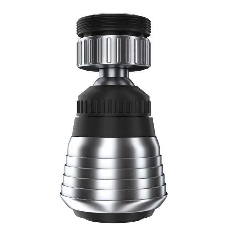 Aerator flexibil baterie, PVC, argintiu negru, Kuchinox CPW 08KD eMAG.ro