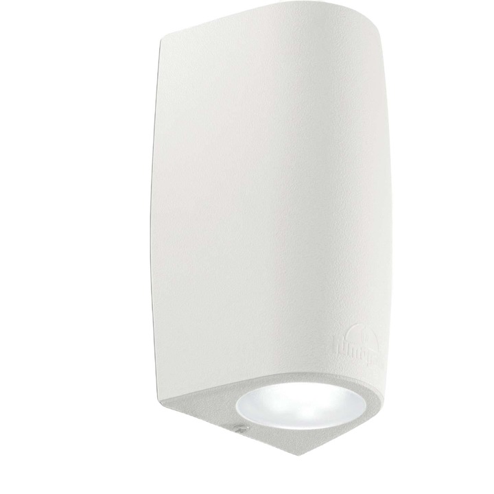 Kültéri lámpa, Ideal Lux, Fém, 9 x 16,5 x 7,5 cm, Fehér