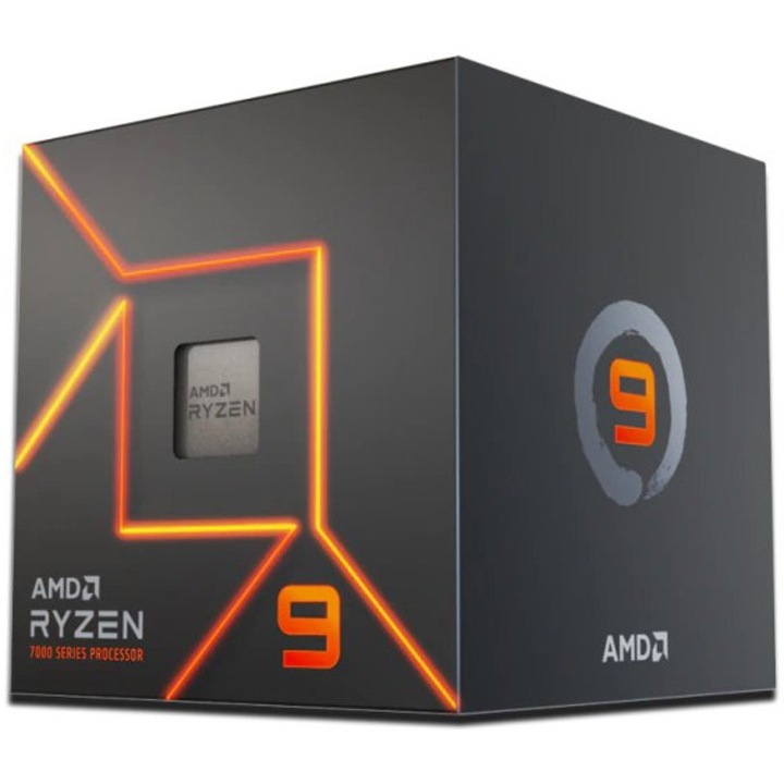 Процесор AMD Ryzen™ 9 7900, 76MB, 3.7/5.4GHz Boost, Socket AM5, Radeon Graphics