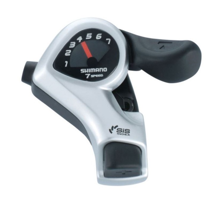 Jobb váltókar 7 sebességes ESLTX50R7AT, Shimano, Inox, fekete