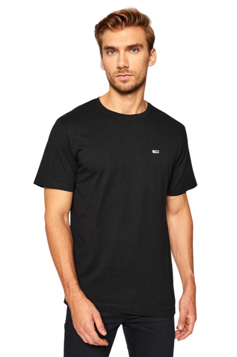 Tricou Barbati, Regular Fit, Tommy Jeans, Negru, Negru, S