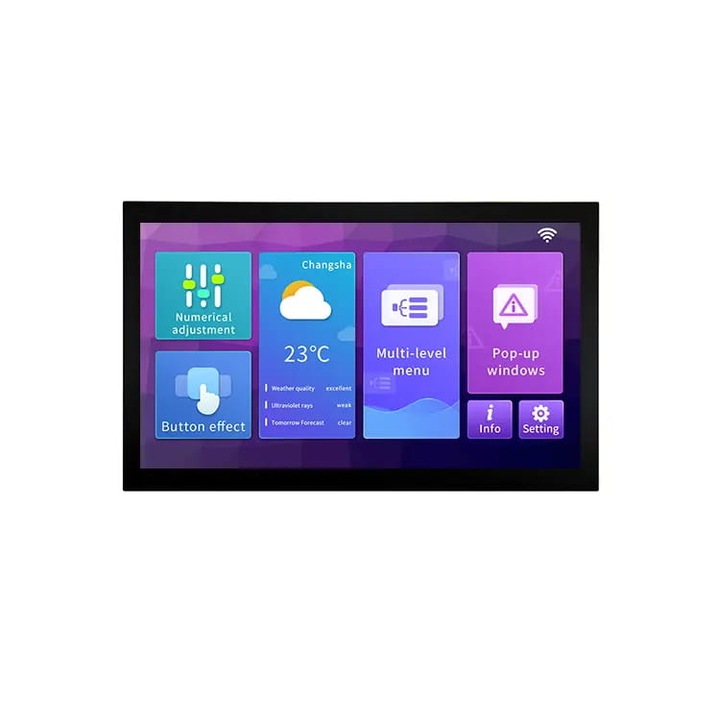 Ecran LCD, DWIN, HDMI, 10", 1024x600, Touch