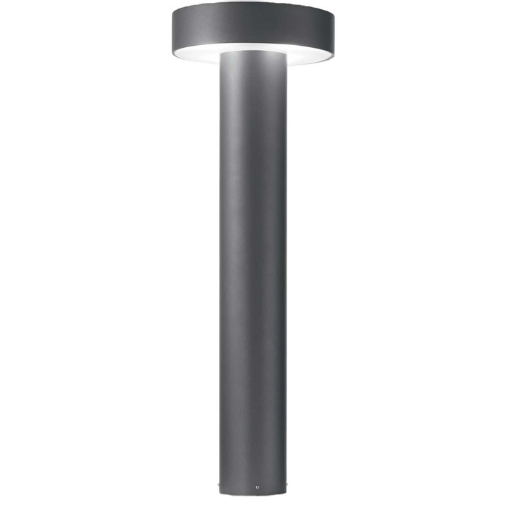 Градинска лампа, Ideal Lux, Метал, 20,5 х 60 см, Антрацитно сиво