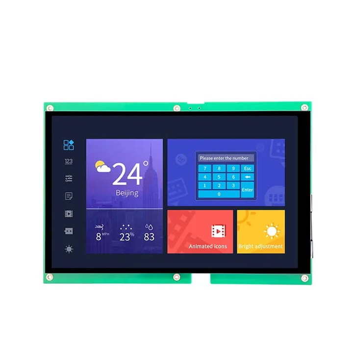 Ecran LCD, DWIN, Touch, 10", 1280x800, Negru