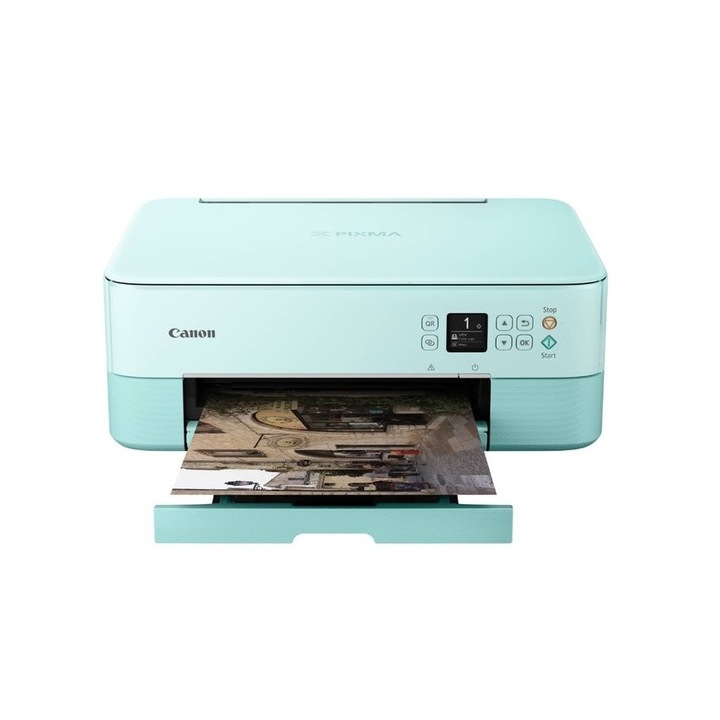 Цветен мастиленоструен мултифункционален принтер CANON Pixma TS5353a ...