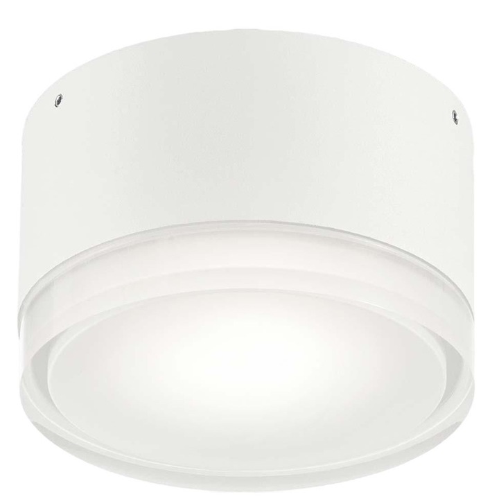 Plafoniera, Ideal Lux, Metal, 12 x 7.5 cm, Alb