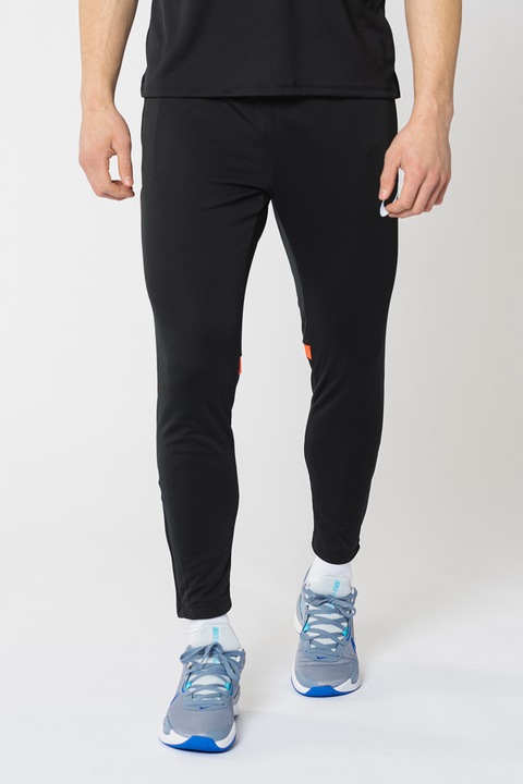 Nike, Pantaloni cu buzunare laterale si tehnologie Dri-FIT, pentru fotbal ACDPR, Rosu/Negru