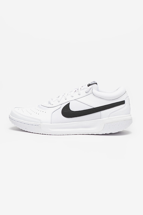 Nike, Pantofi de tenis Zoom Court Lite 3, Alb
