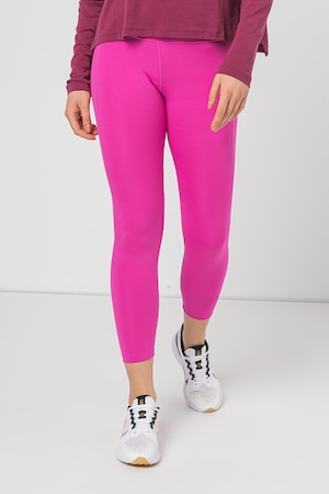 Nike, Клин за бягане Fast с Dri-Fit с джоб с цип, Фанданго розово