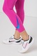 Nike, Клин за бягане Fast с Dri-Fit с джоб с цип, Фанданго розово