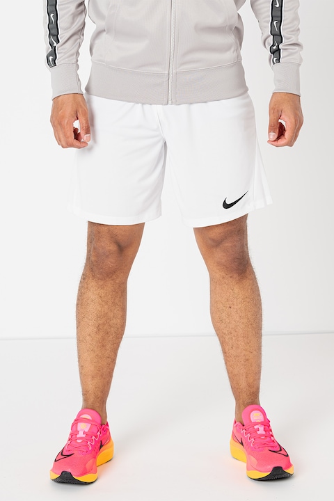 Nike, Pantaloni scurti cu talie elastica pentru fotbal Park III, Alb optic