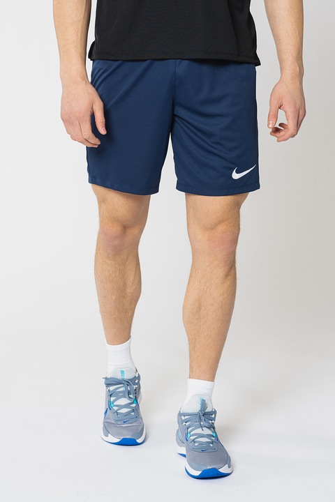 Nike, Pantaloni scurti cu talie elastica pentru fotbal Park, Bleumarin