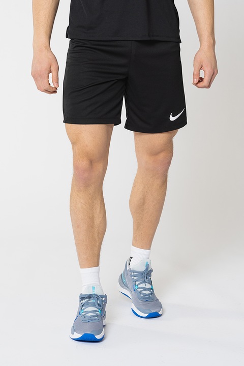 Nike, Pantaloni scurti cu talie elastica pentru fotbal Park, Negru