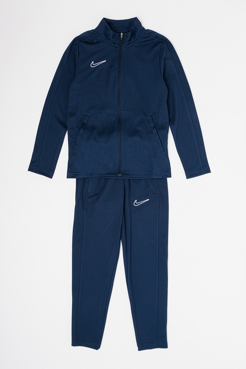 Nike, Футболен екип с Dri-FIT и скосени джобове, Тъмносин