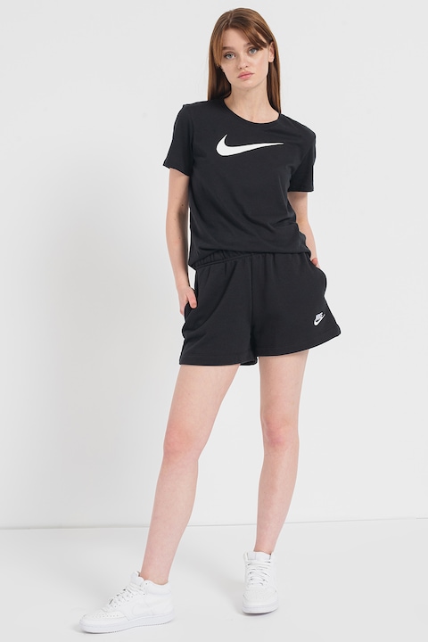Nike, Къс панталон с джобове встрани, Черен