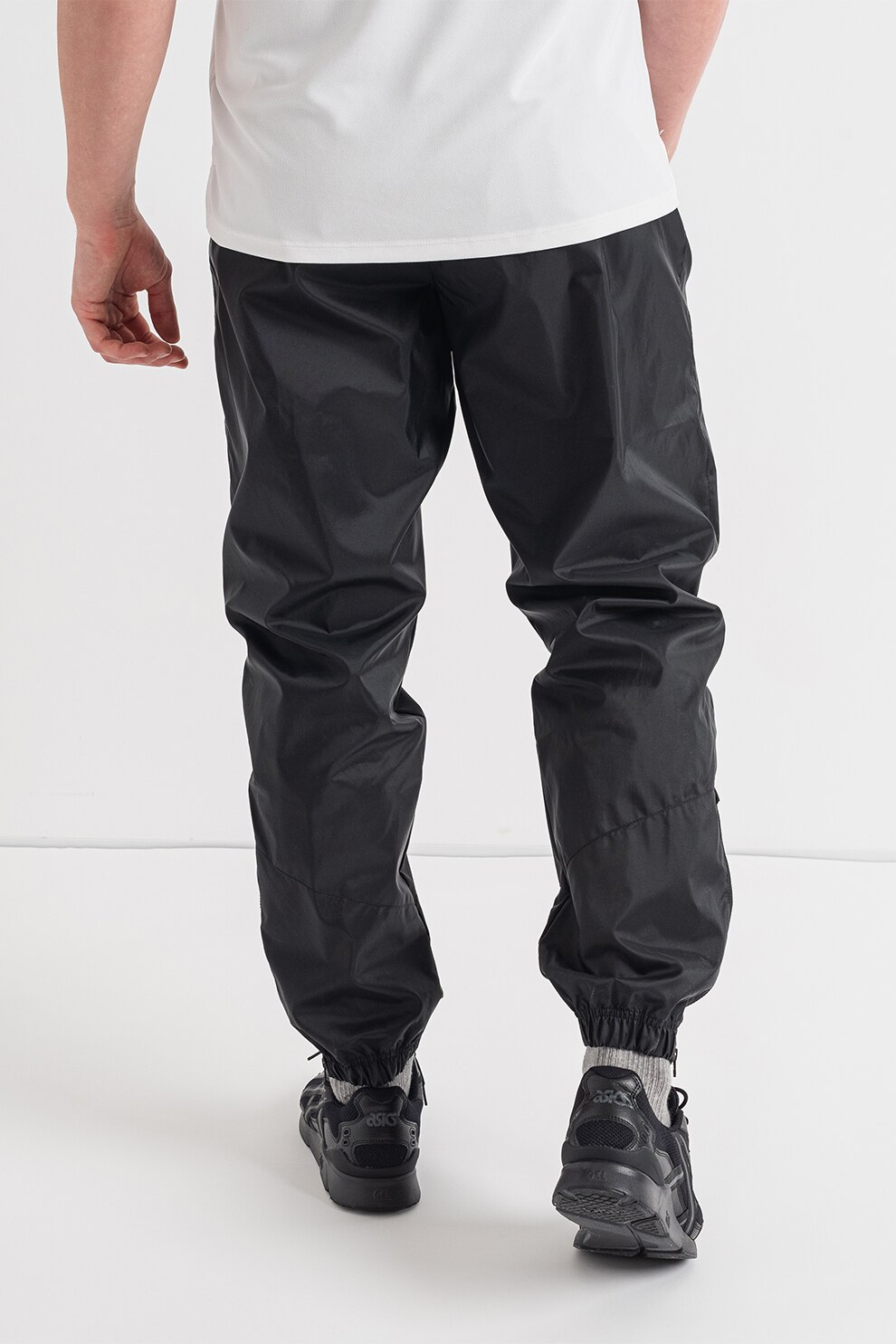 Nike, Pantaloni cu slituri cu fermoar la glezna Windrunner, Alb