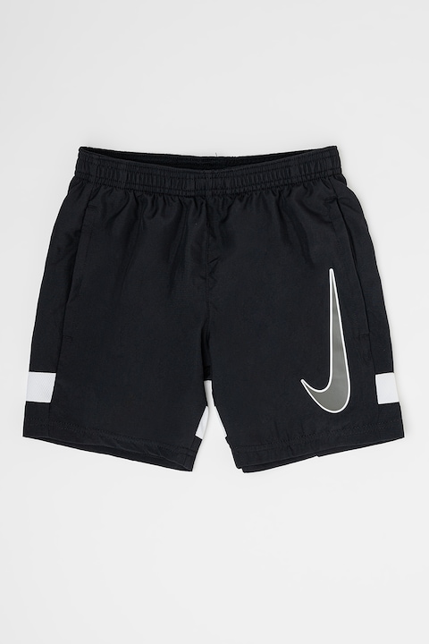 Nike, Футболни шорти с Dri-FIT и връзка, Черен, Сини, 147-158 CM
