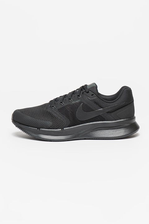 Nike, Pantofi cu imprimeu logo pentru alergare Run Swift 3, Negru