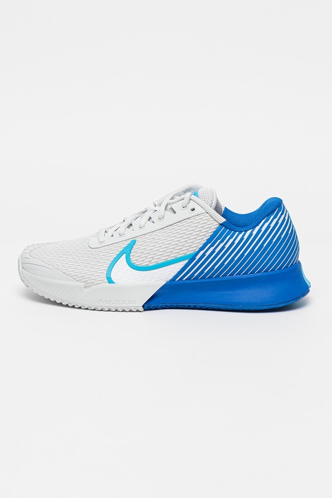 Nike, Pantofi pentru tenis Court Air Zoom Vapor Pro 2, Alb/Albastru royal