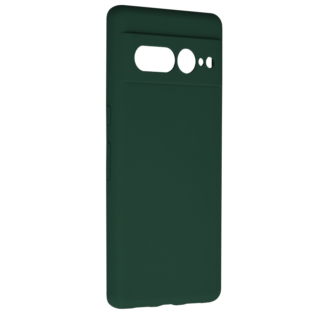 Husa compatibila cu Google Pixel 7, material silicon, Green