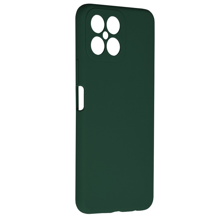 Капак за Honor X8 4G силиконов кейс тъмно зелен