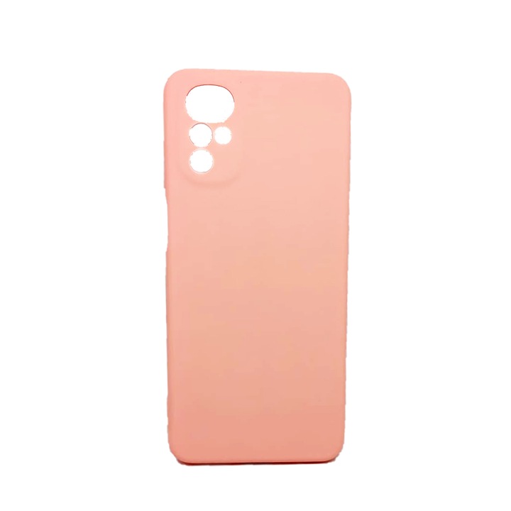 Калъф за телефон, съвместим с Motorola Moto G22, G-Tech, вътрешност от микрофибър, защита на камерата, силиконов TPU, матов външен вид, прахообразно розово