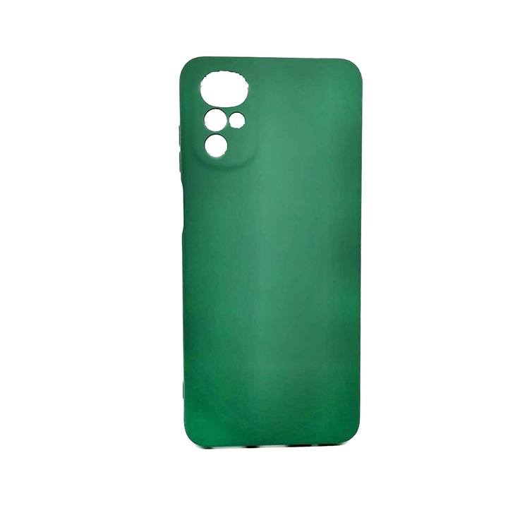 Калъф за телефон, съвместим с Motorola Moto G22, G-Tech, вътрешност от микрофибър, защита на камерата, силикон TPU, матов външен вид, тъмнозелен