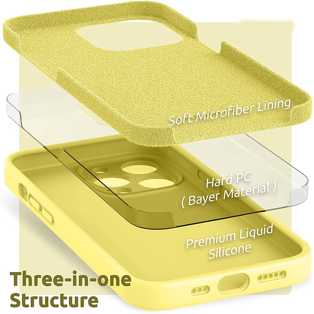 Husa pentru Telefon Compatibila cu Motorola Moto G22, G-Tech, Microfibra in Interior, Protectie la Camera, Silicon TPU, Aspect Mat, Galben